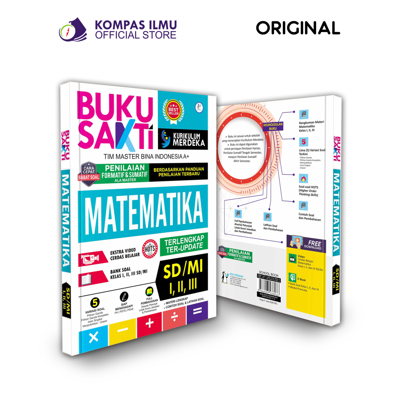 Buku Sakti Kurikulum Merdeka Bank Soal SD MI Matematika IPAS Koding Deep Learning Sumatif