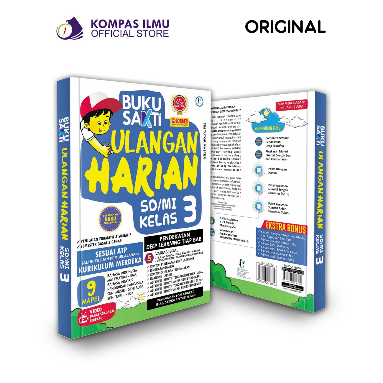 Buku Ulangan Harian Kurikulum Merdeka Buku Sakti UH SD Kelas 3 Pendekatan Deep Learning 
