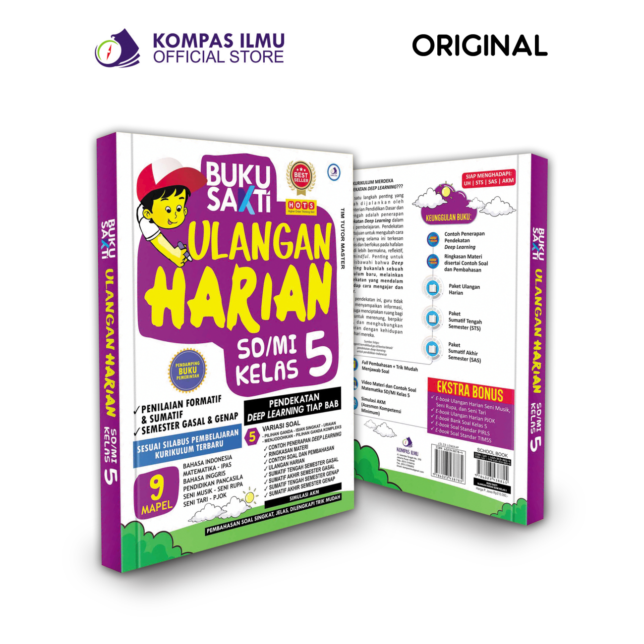 Buku Ulangan Harian Kurikulum Merdeka Buku Sakti UH SD Kelas 5 Pendekatan Deep Learning 
