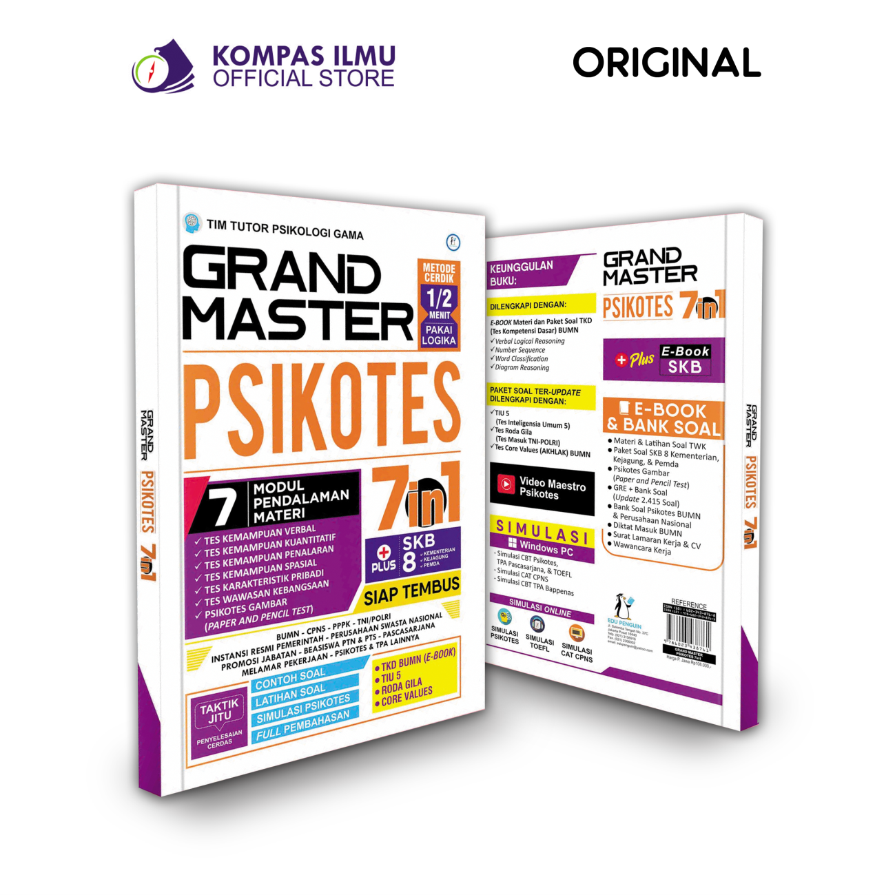 Grand Master Psikotes Masuk BUMN, CPNS, PPPK, TNI, POLRI, Beasiswa, Promosi Jabatan, Pascasarjana