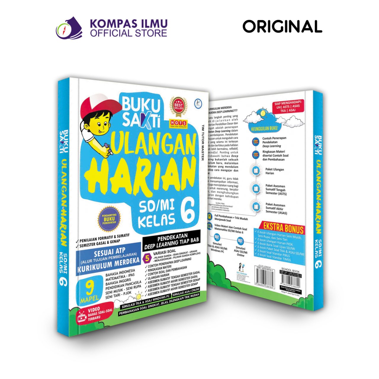 Buku Ulangan Harian Kurikulum Merdeka SD Buku Sakti UH SD Kelas 3 4 5 6 Pendekatan Deep Learning