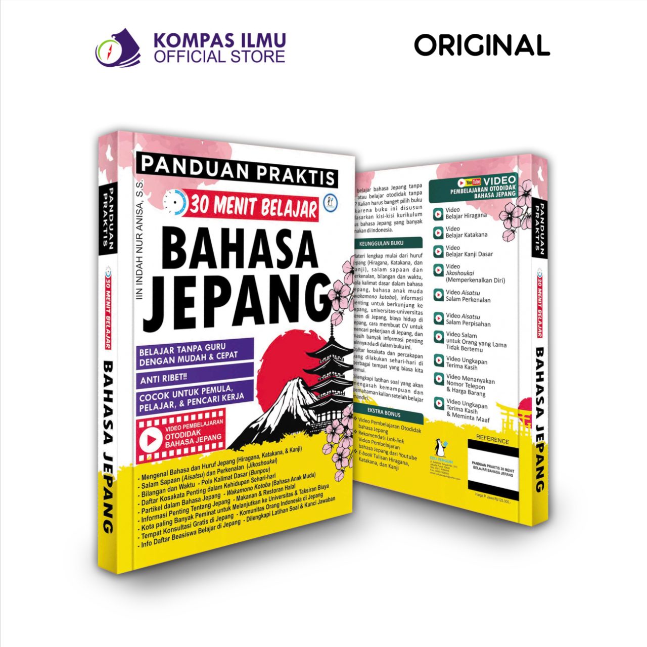 Panduan Praktis 30 Menit Belajar Otodidak Kuasai Bahasa Jepang Mudah Cepat untuk Pemula Kamus Jepang